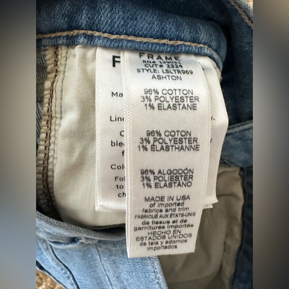 FRAME DENIM TROUSER JEANS SIZE 24 NWOT ASHTON - Picture 5 of 5